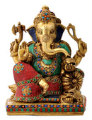 Prathampujya Shri Ganesh Brass Sculpture
