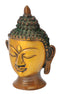 Decorative Serene Buddha Head Statue 6"