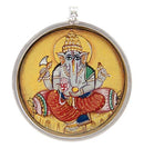 Radiant Ganesha - Hand Painted Pendant