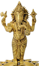 Lamp with Ganesha Figure