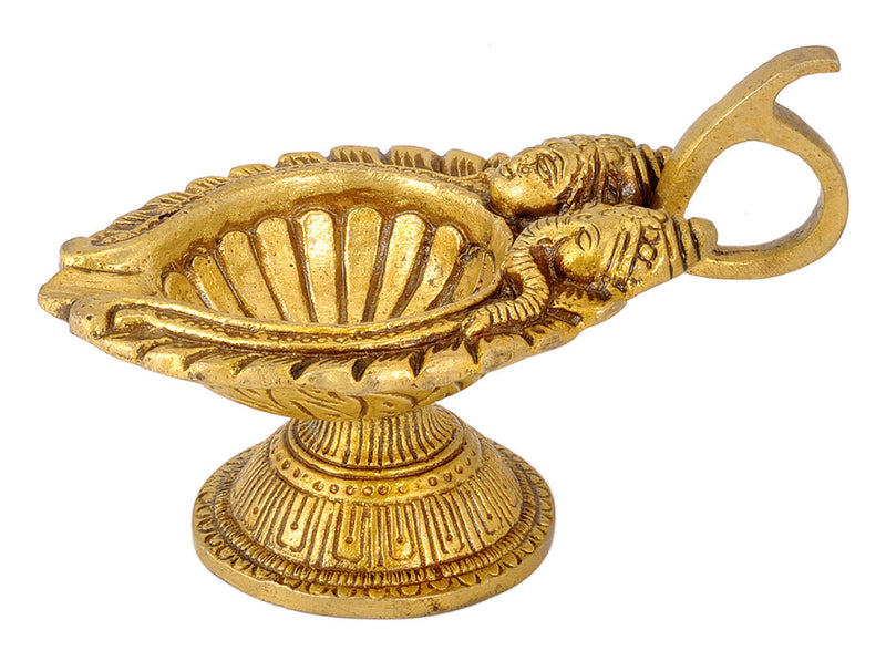 Ganesh Lakshmi Brass Lamp