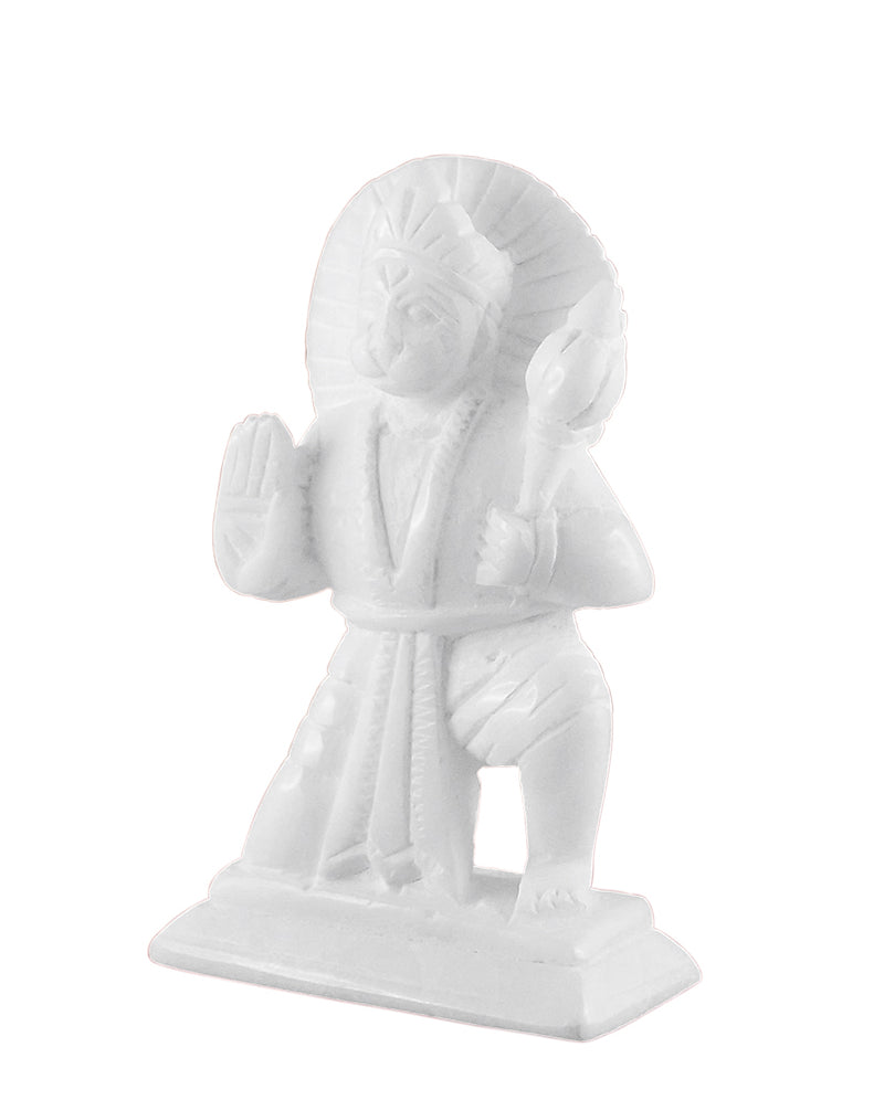 Lord Hanuman in Abhaya Mudra Soft Stone Statue