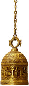 Nava Durga Hanging Bell in Brass