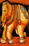 Marching Elephants - Batik Painting