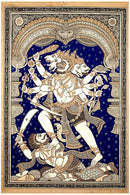 Virat Hanuman - Patachitra Painting