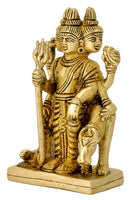 Lord Dattatreya Brass Figurine