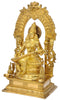 Goddess Saraswati Maa Brass Sculpture 24"
