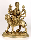 Gracious Goddess Durga - Brass Idol