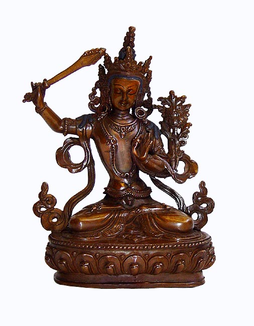 Bodhisattwa Manjusri-Nepalese Sculpture