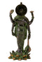 Vishnu Standing on Lotus - Brass Figurine