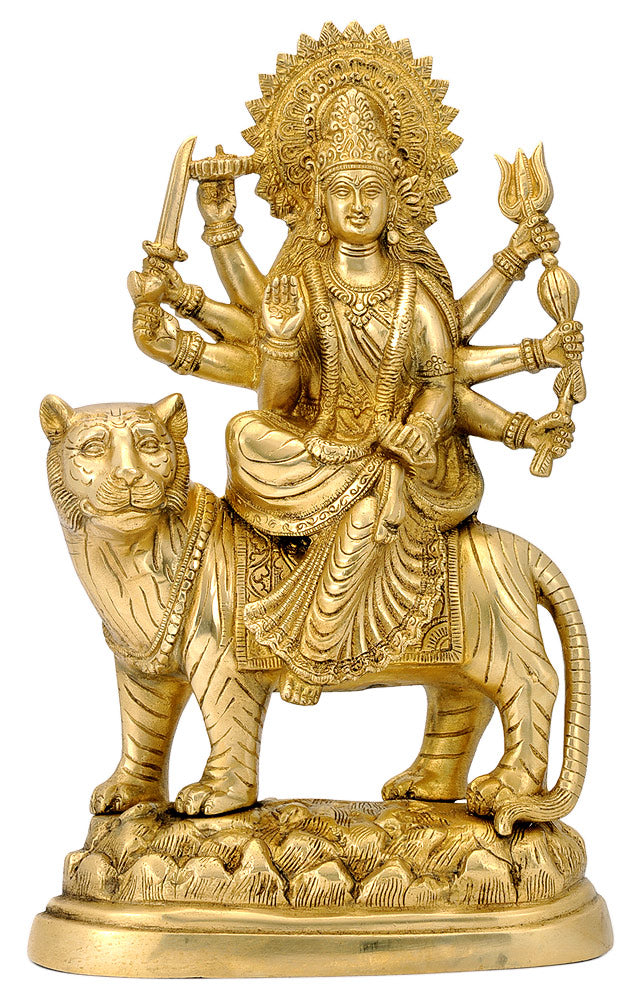 Lion-rider Durga Maa Sherawali