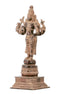 Eight Armed Vishnu - Antiquated Brass Statue