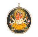 Lord Vighneshwara - Hand Painted Pendant