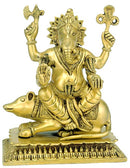 Chaturbhuj Lord Ganesha - Brass Statues