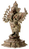 Sixteen Armed Lord Ganesha Antiquated Statue