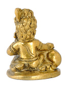 Small Makhan Chor Bal Gopal Brass Statue