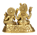 Shiv Parivar Brass Sculpture 6.50"