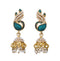Peacock Design Jhumki Earring