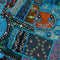 "Blue Mosaic" Wall Tapestry of Gujarat