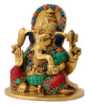 Seated Abhaya Ganesha