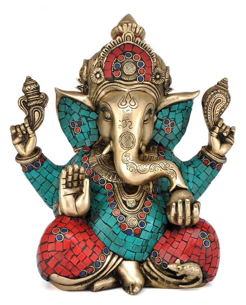Vighneshwara Ganesha - Brass Sculpture
