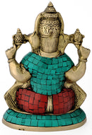 Lord Gajanan - Brass Sculpture