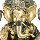 Lord Ganesha Vighneshwara - Brass Statue