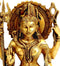 'Ardhanarishvara' Combined Form of Shiva Shakti - Brass Statue