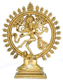 Lord Nataraj Shiv Shankar - Brass Statue