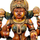 Goddess Shri Lakshmi - Wood Statue