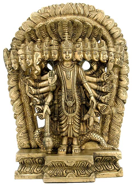 Lord Vishnu in Cosmic Magnification