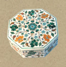 Marble Inlay Decorative Box 'Bouquet'
