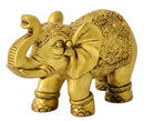 Decorative Brass Elephant With Upraised Trunk