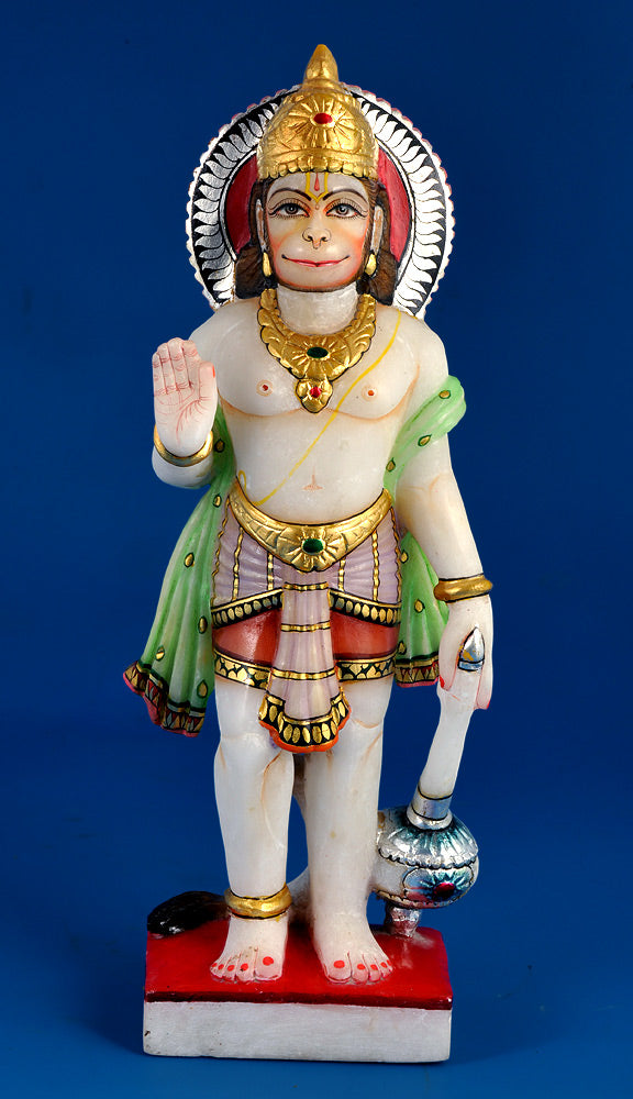 Lord Hanuman - Marble Sculpture