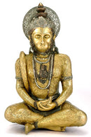 Lord Rama Always Resides in My Heart - Hanuman Sculpture