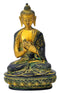 Buddha Dharmachakra Mudra Statue in Old Finish 8"