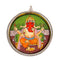 Three Headed Ganesha - Silver Pendant