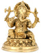 Lord Ganpati Deva - Brass Statue 5.25"