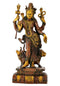'Adhnarishwar' Shiva and Shakti Combined Form - Brass Statue 18"