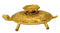 Auspicious Tortoise Conch Stand in Brass