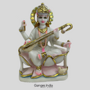 Goddess Saraswati sitting on Lotus