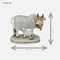 Beautiful Cow with Calf Figure