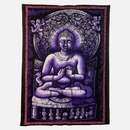 Buddha Batik Painting Cotton Tapestry (30" x 22")