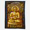 Buddha Batik Painting Cotton Tapestry (30" x 22")