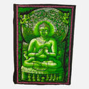Buddha Batik Painting Cotton Tapestry (30" x 22")