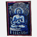 Buddha Batik Painting Cotton Tapestry (30" x 22")