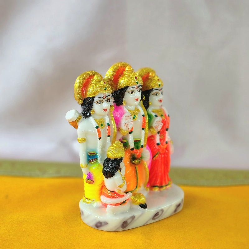 Miniature Ram Darbar, Car Dashboard Idol, Resin