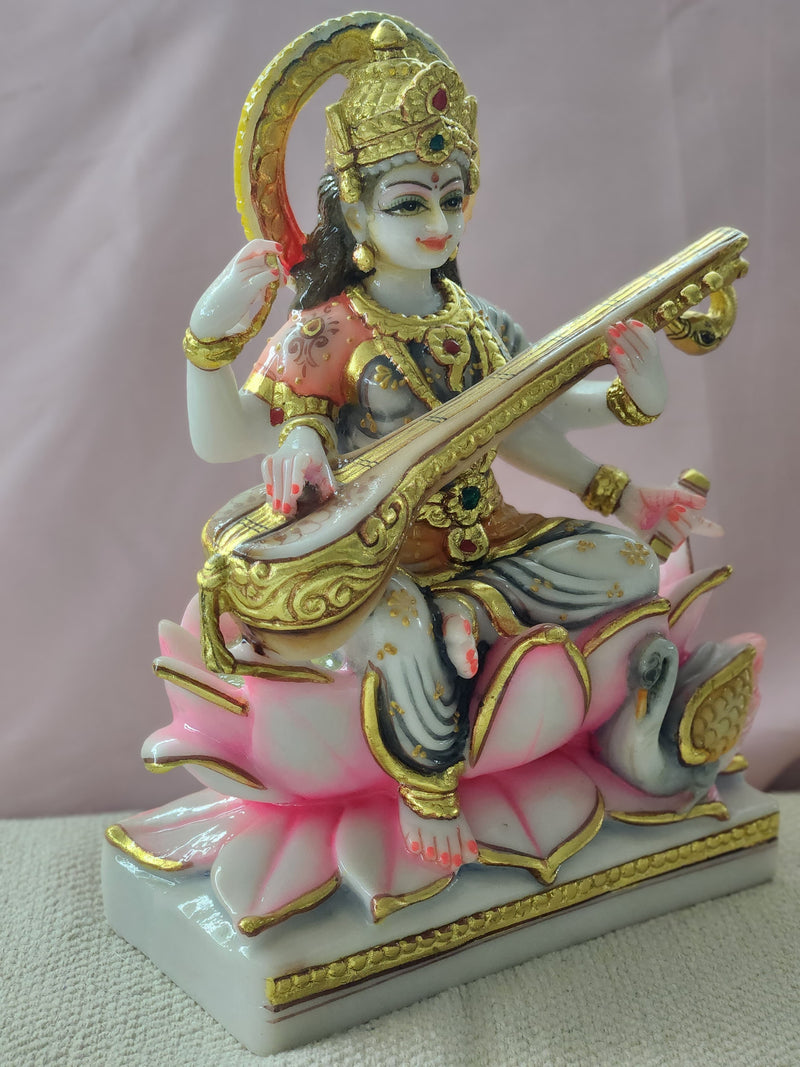 Goddess of Knowledge Saraswati Maa Idols in PolyMarble