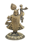 Lord Shreenath ji Brass Statue - 5 inches