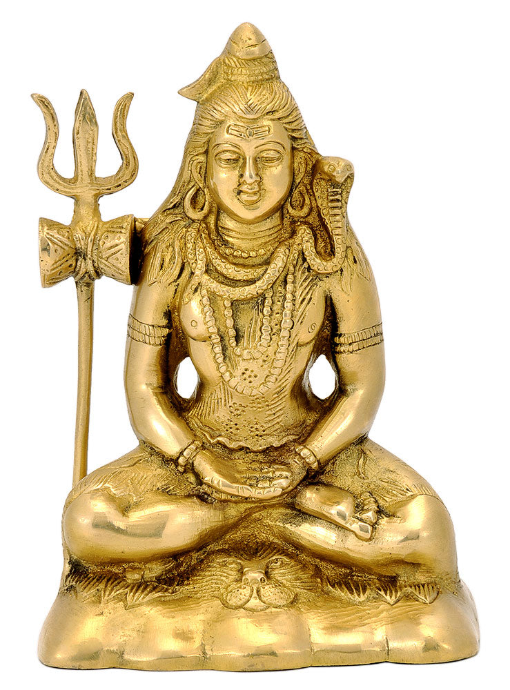 Mediating Lord Shiva Figurine